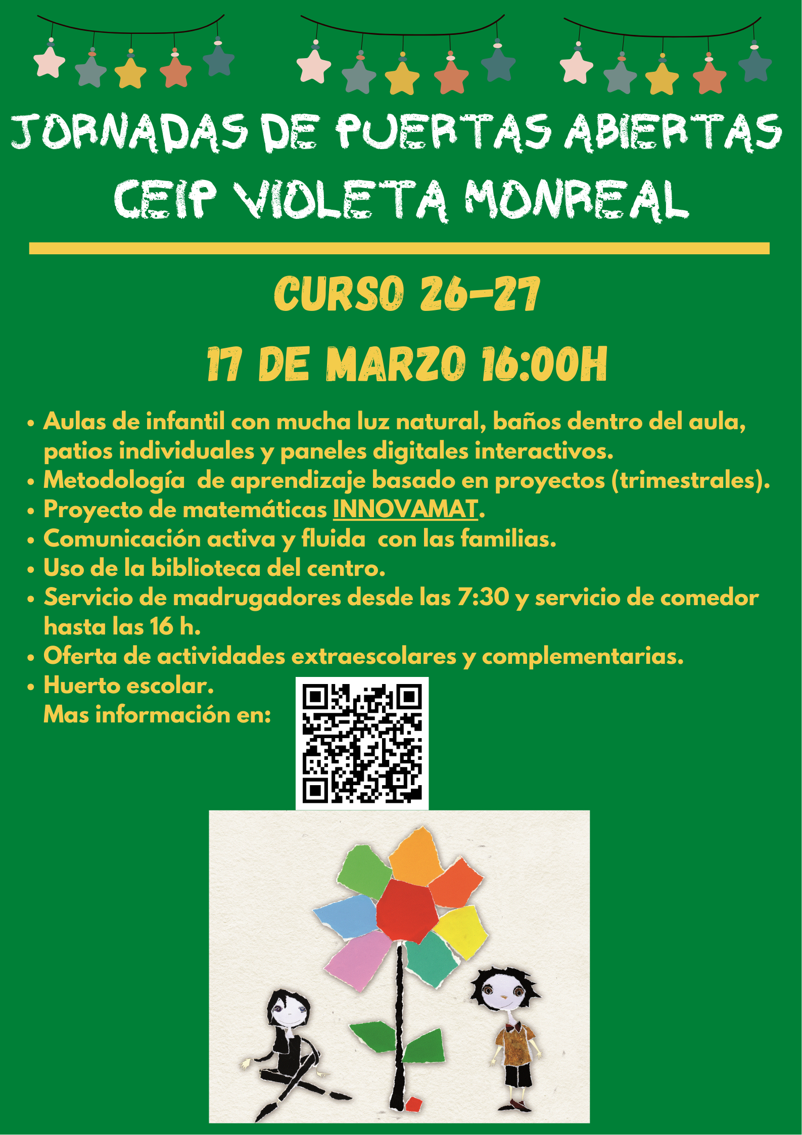 Cartel jornada puertas abiertas 26-27